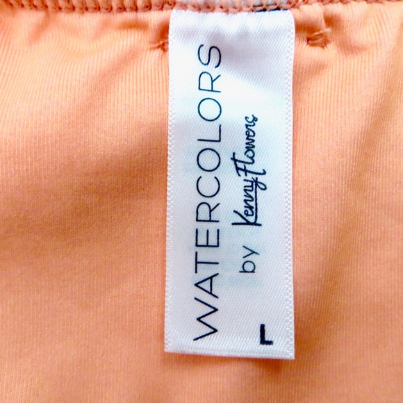 NEW! Kenny Flowers The Key West Terry Sporty Bikini Bottom Orange SZ L - Picture 14 of 15